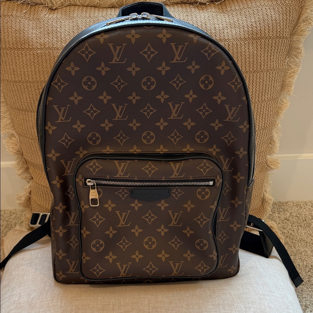 Louis Vuitton Men's Backpack in Dark Brown Monogram